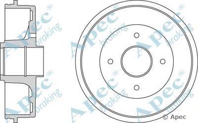 APEC BRAKING drm9161 -  Тормозной барабан